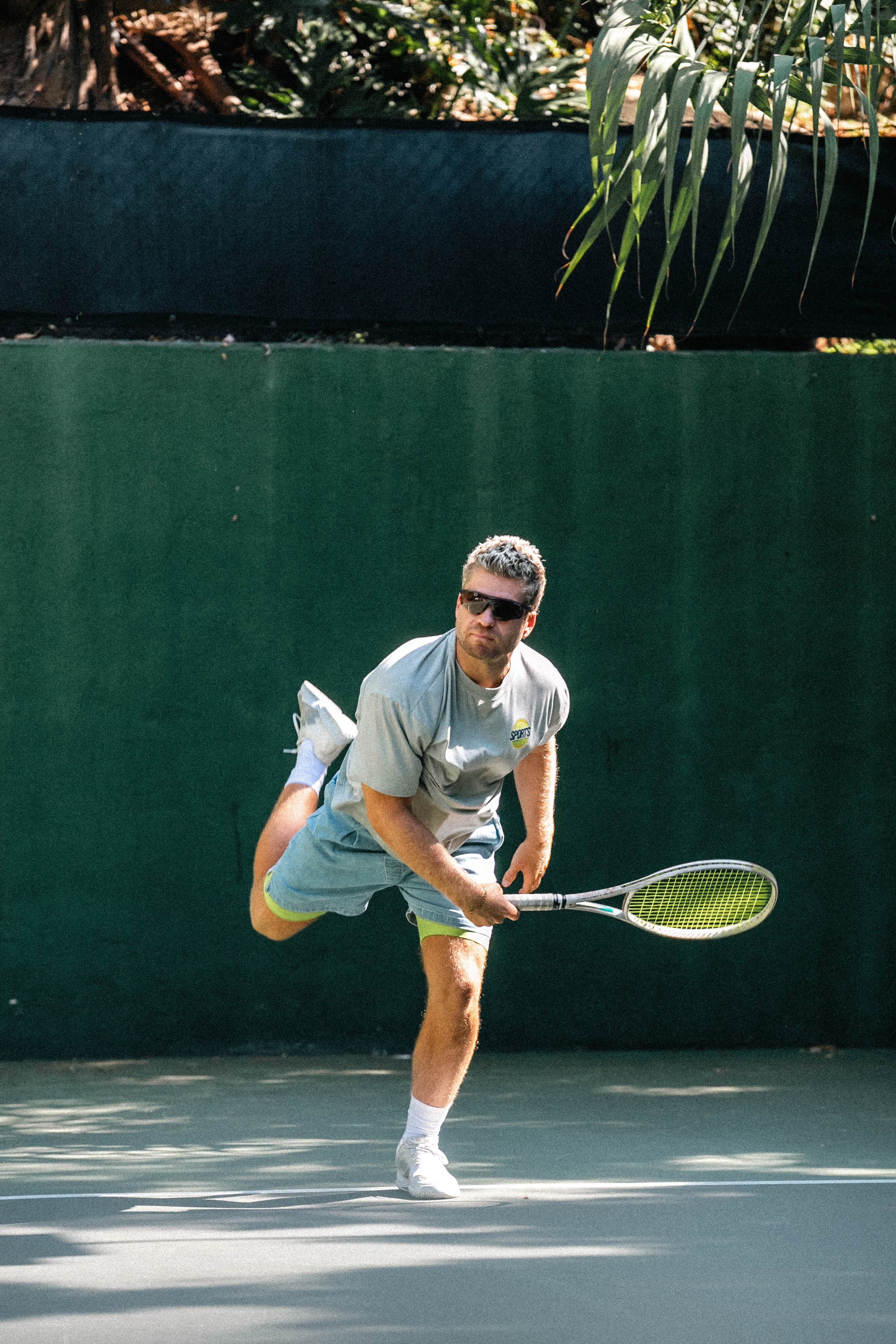 Driveway Paradise athlete in action wearing MINTY BOI gear