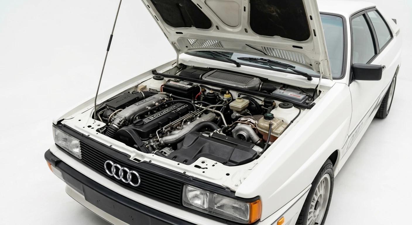 Audi Quattro (Ur-Quattro) - Engine Bay