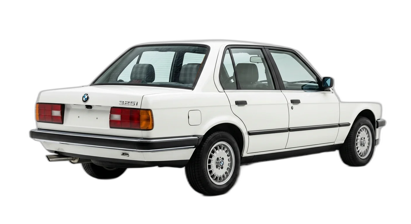 BMW 3 Series (E30) — Rear 3/4