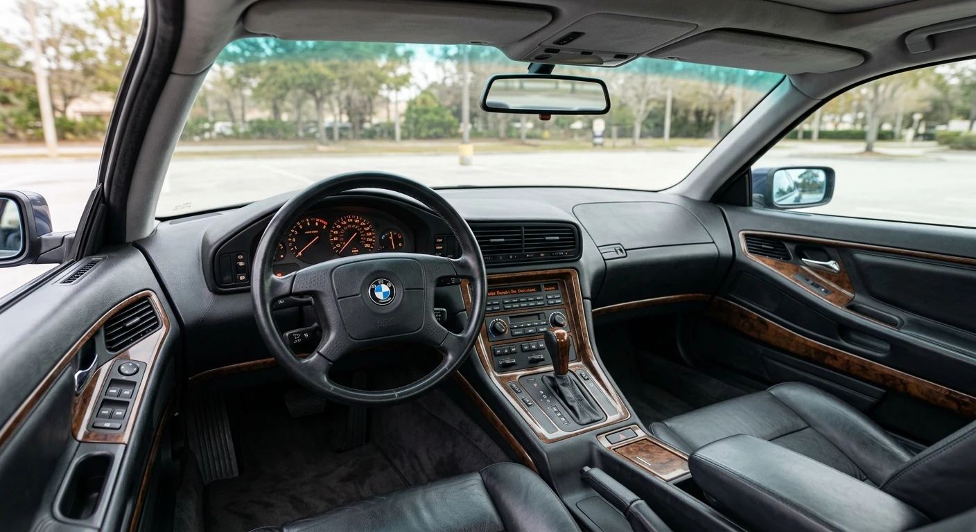 BMW 8 Series (E31) — Dashboard
