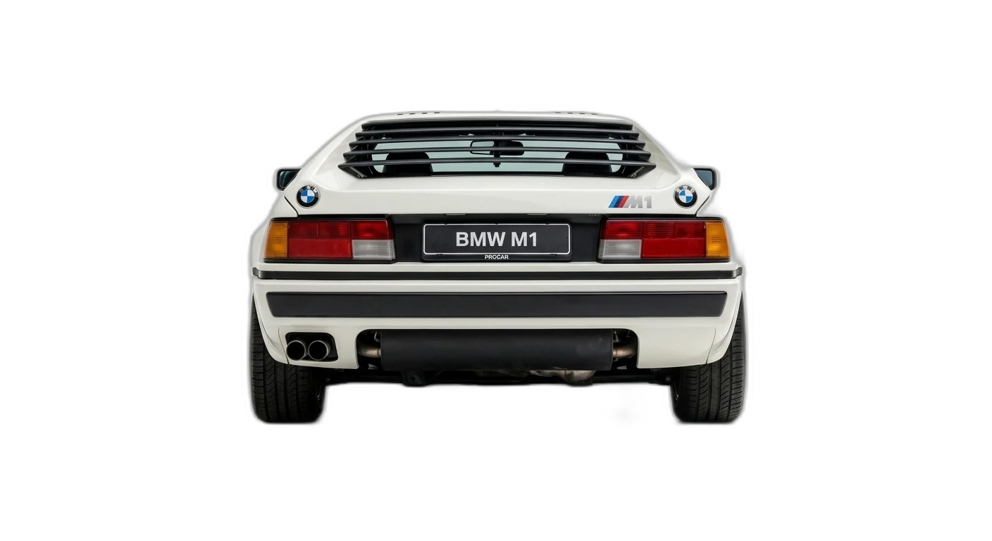 BMW M1 - Rear