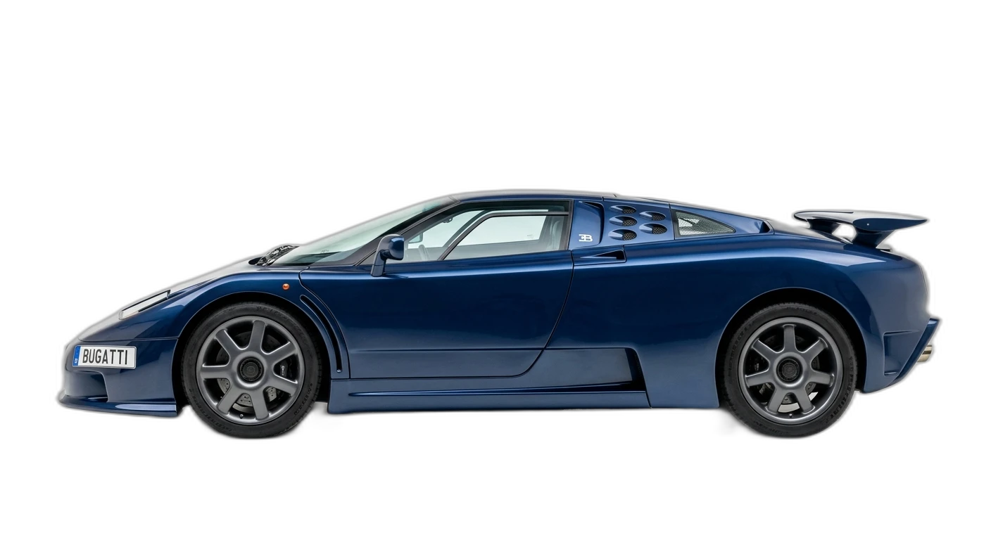 Bugatti EB110 GT — Side