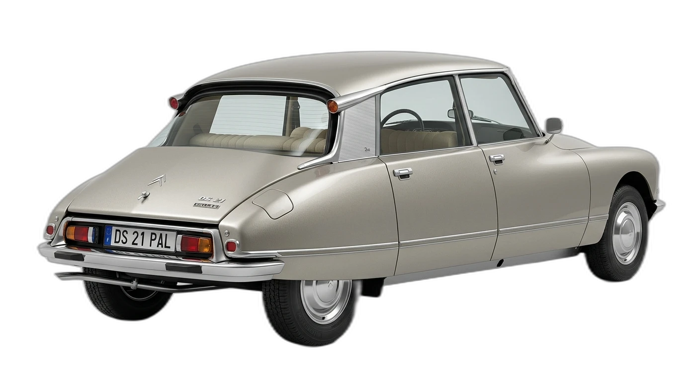 Citroën DS 21 Pallas — Rear 3/4