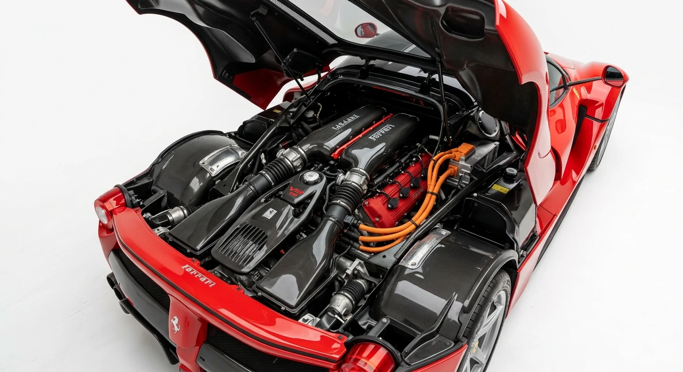 Ferrari LaFerrari - Engine Bay