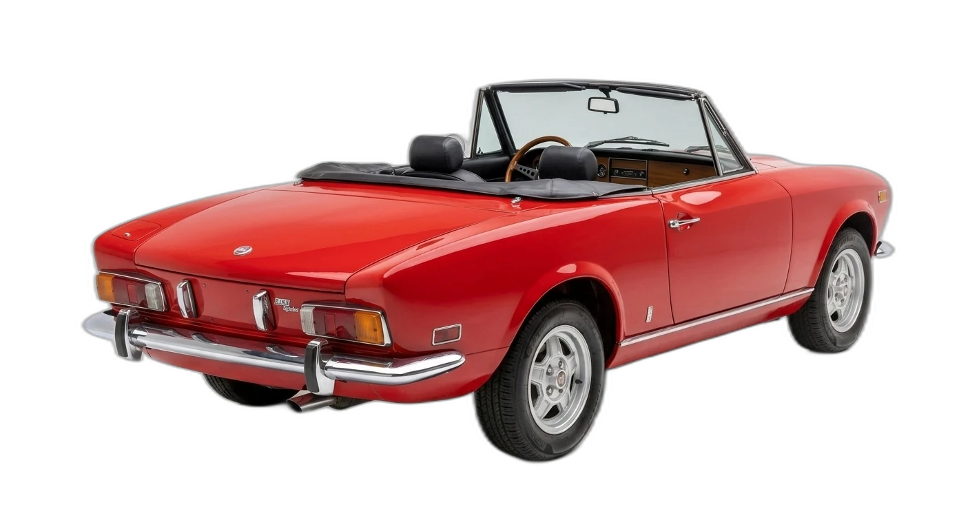 Fiat 124 Sport Spider - Rear 3/4