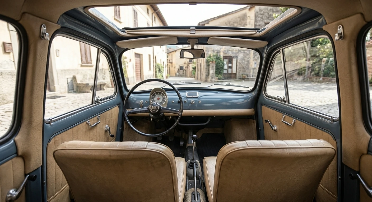 Fiat 500 (Nuova) - Interior