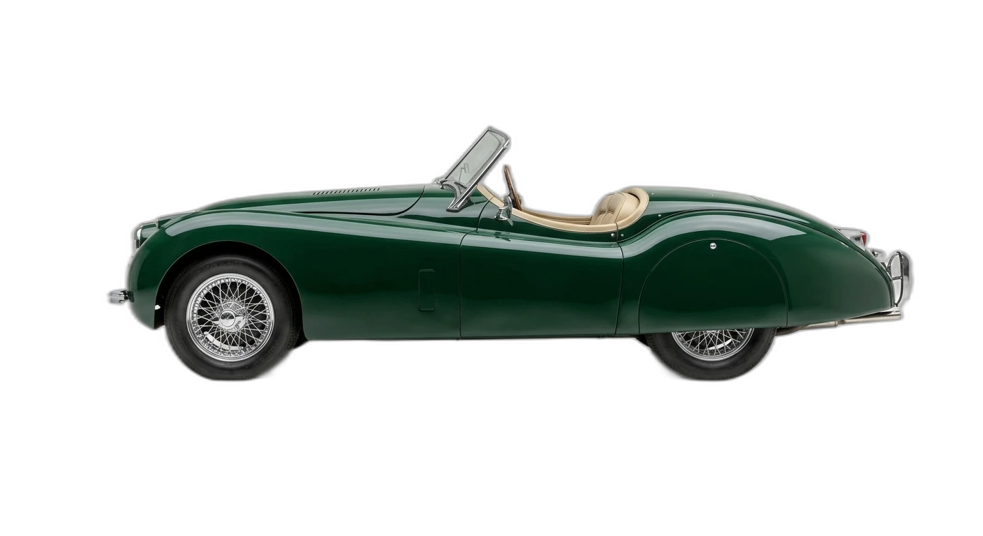 Jaguar XK120 - Side