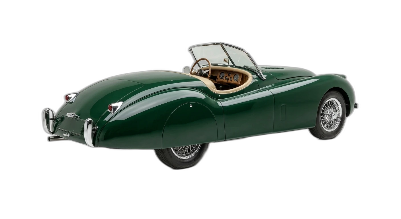 Jaguar XK120 - Rear 3/4