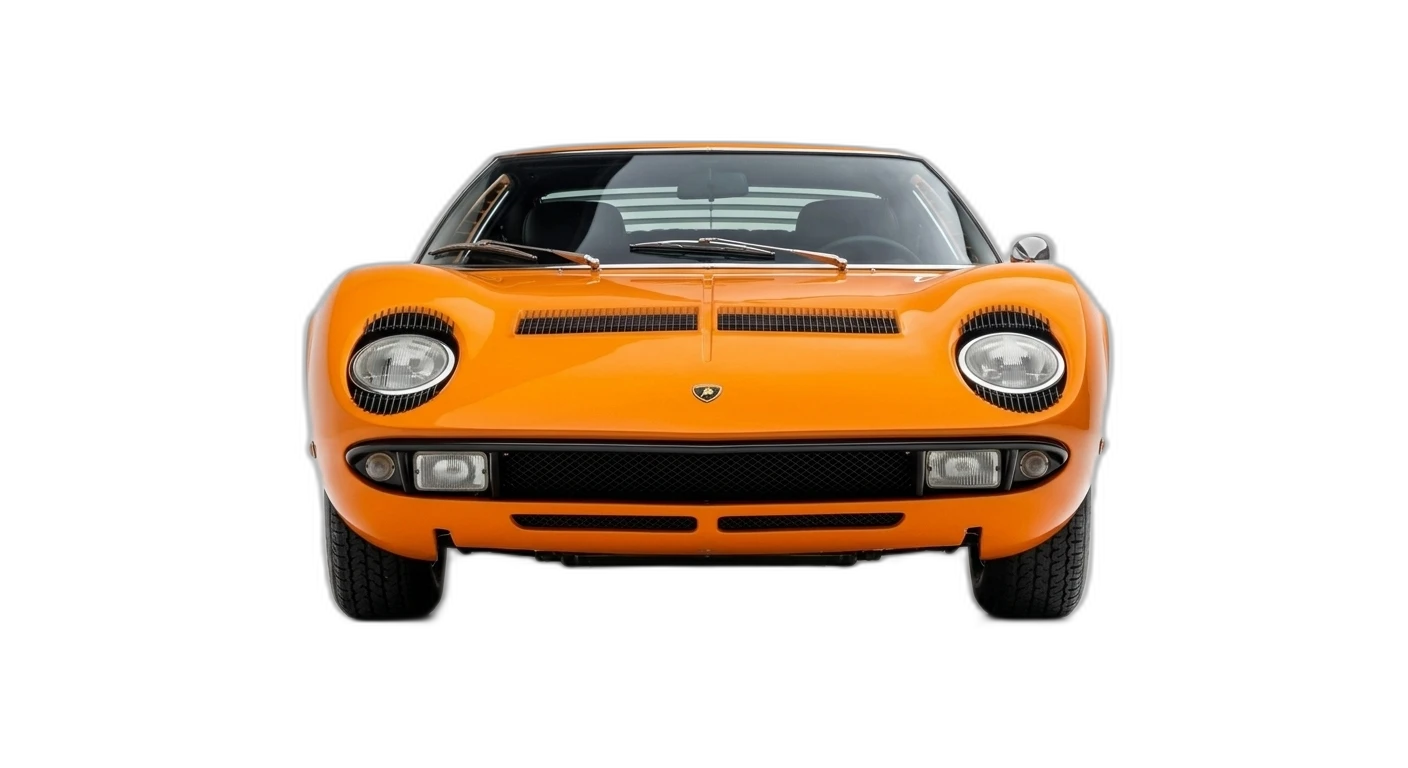 Lamborghini Miura P400 1966 - Front view