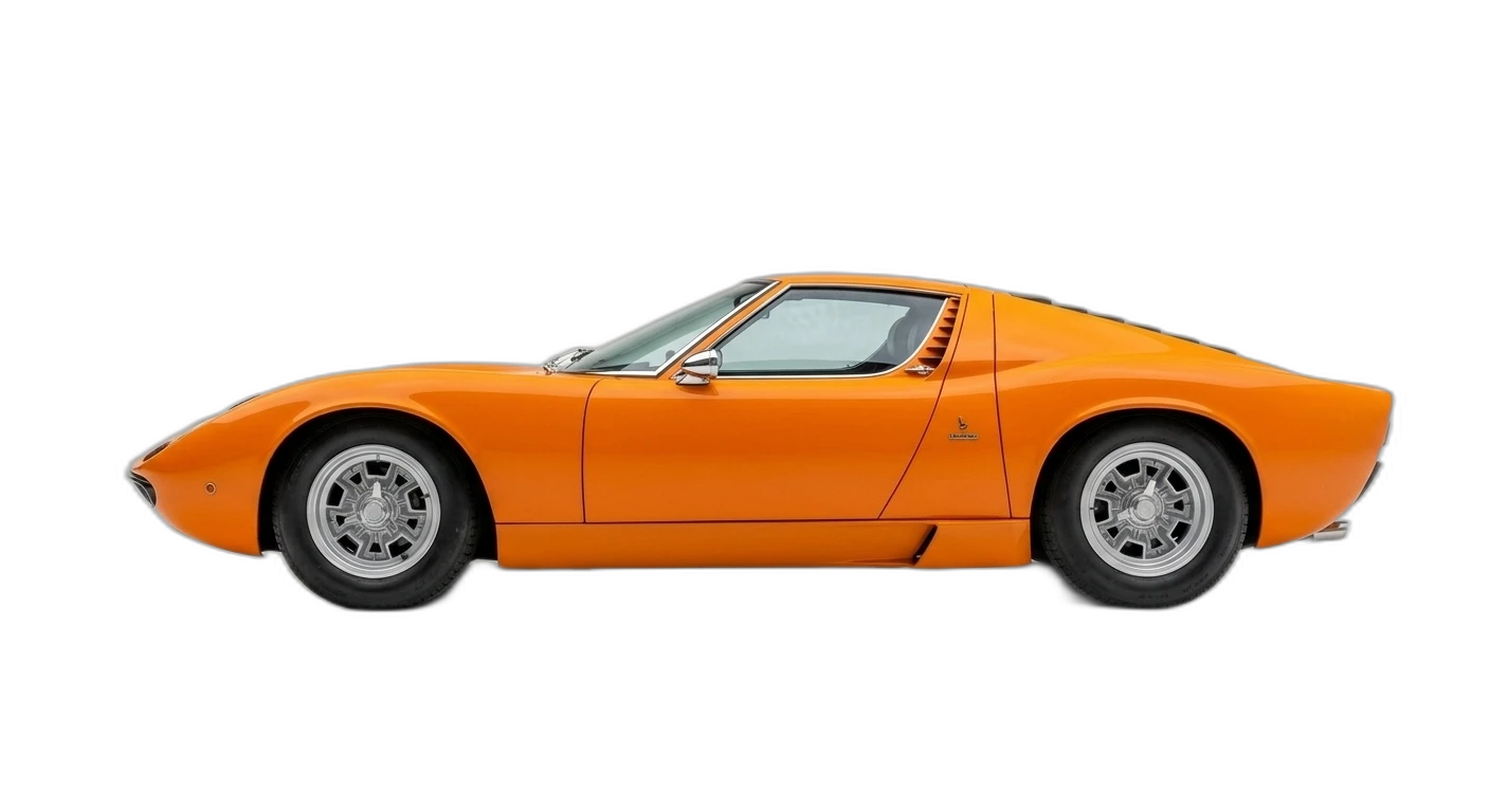 Lamborghini Miura P400 1966 - Side view