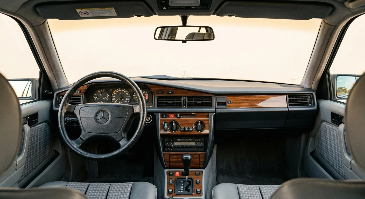 Mercedes-Benz 190E (W201) — Dashboard