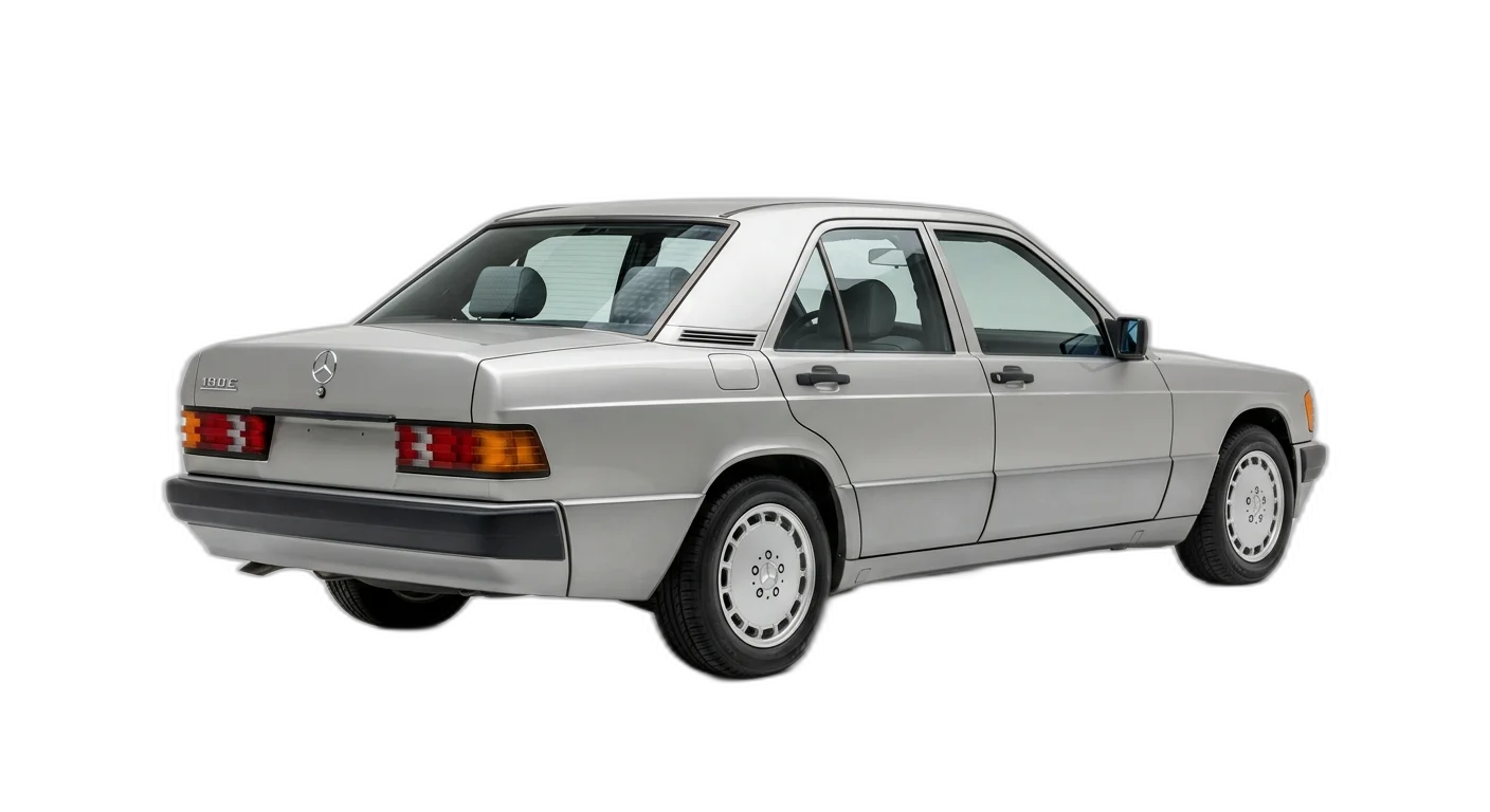 Mercedes-Benz 190E (W201) — Rear 3/4
