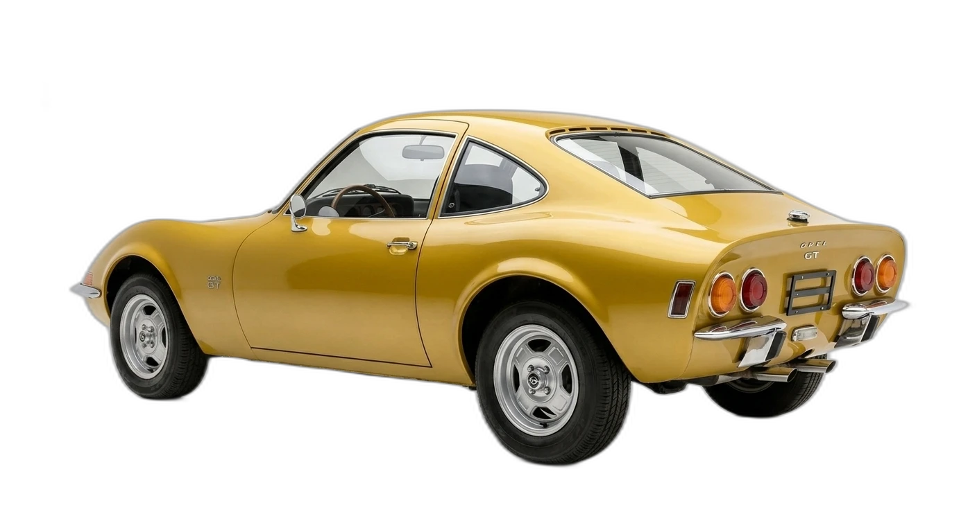 Opel GT 1900 — Rear 3/4