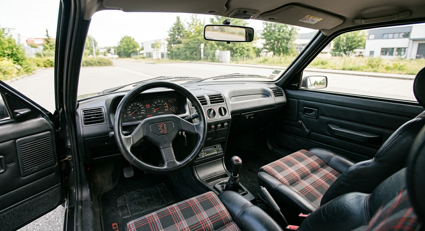 Peugeot 205 GTI 1.9 — Dashboard