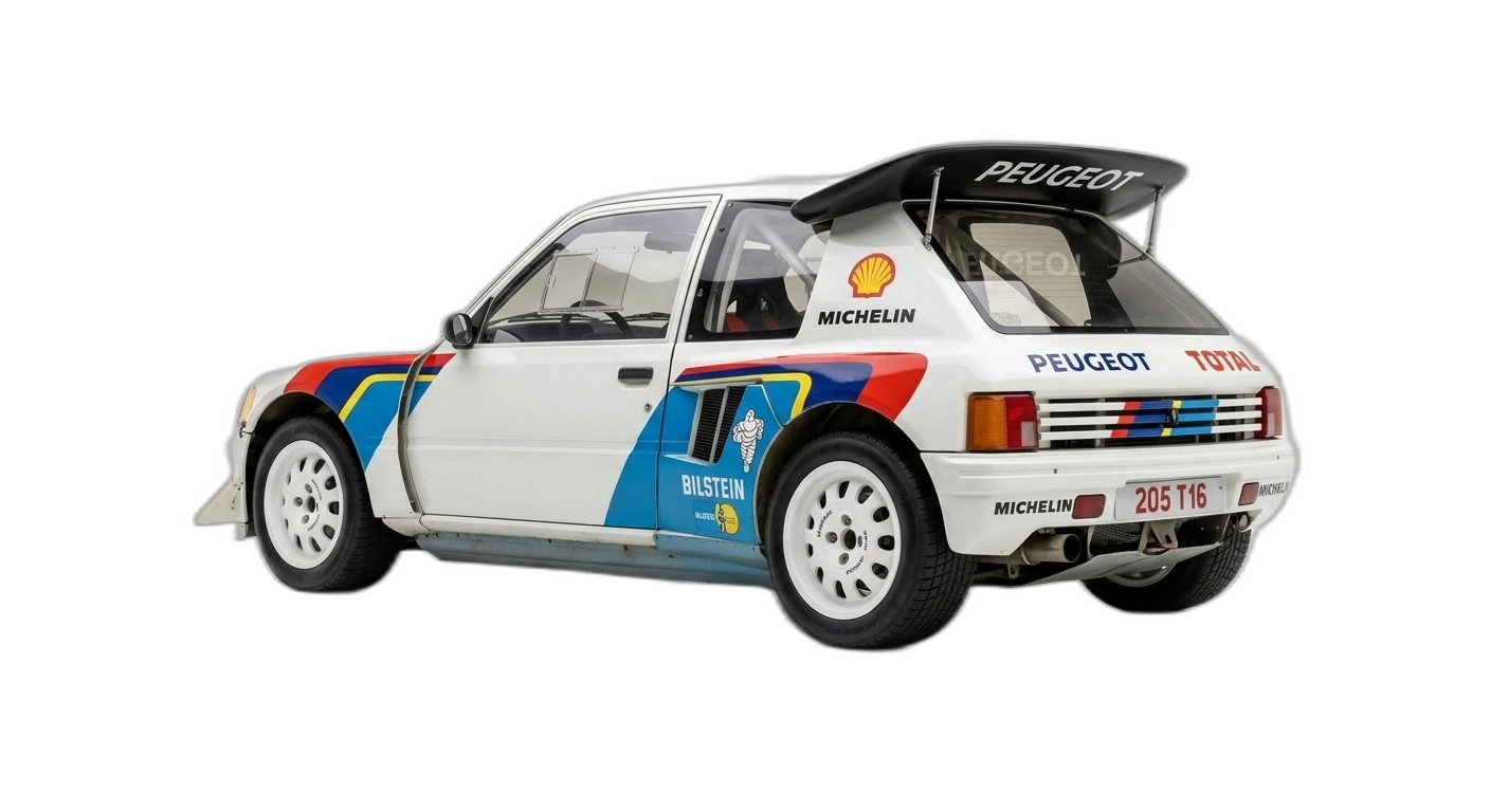 Peugeot 205 Turbo 16 - Rear 3/4