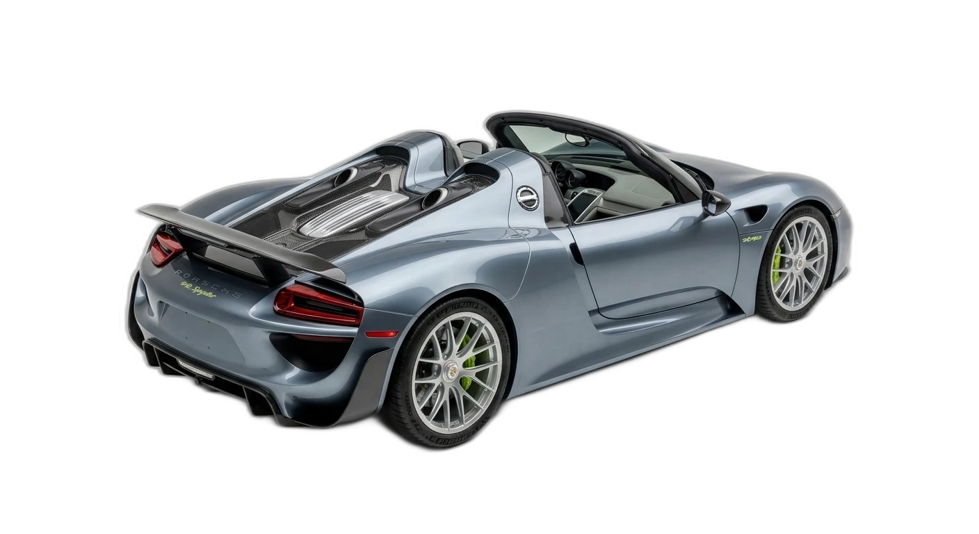 Porsche 918 Spyder 2013 - Rear 3/4 view