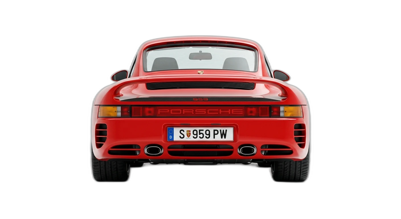 Porsche 959 — Rear