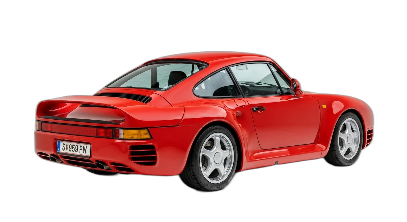 Porsche 959 — Rear 3/4