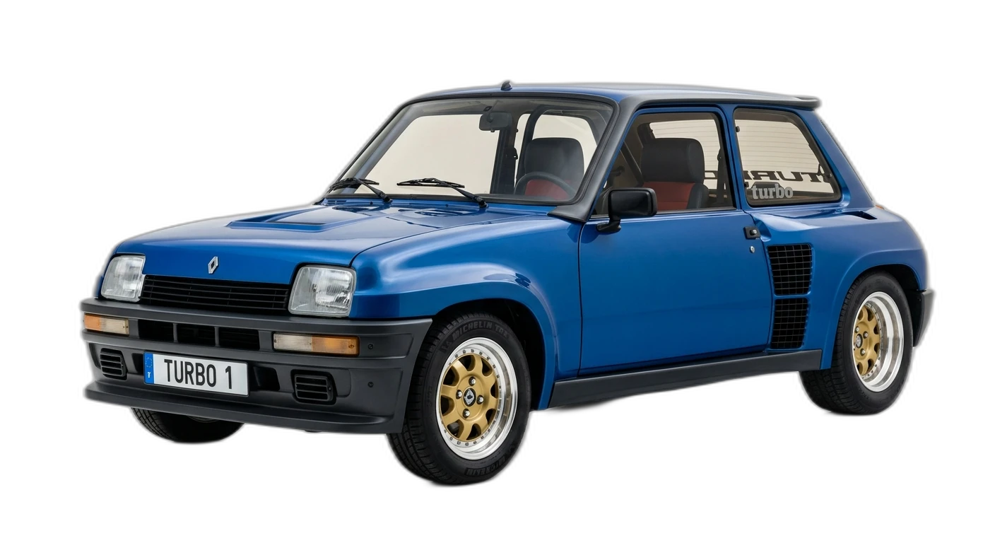 Renault 5 Turbo — Front 3/4