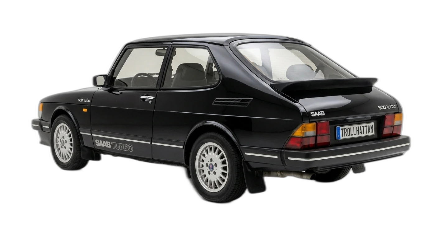Saab 900 Turbo — Rear 3/4