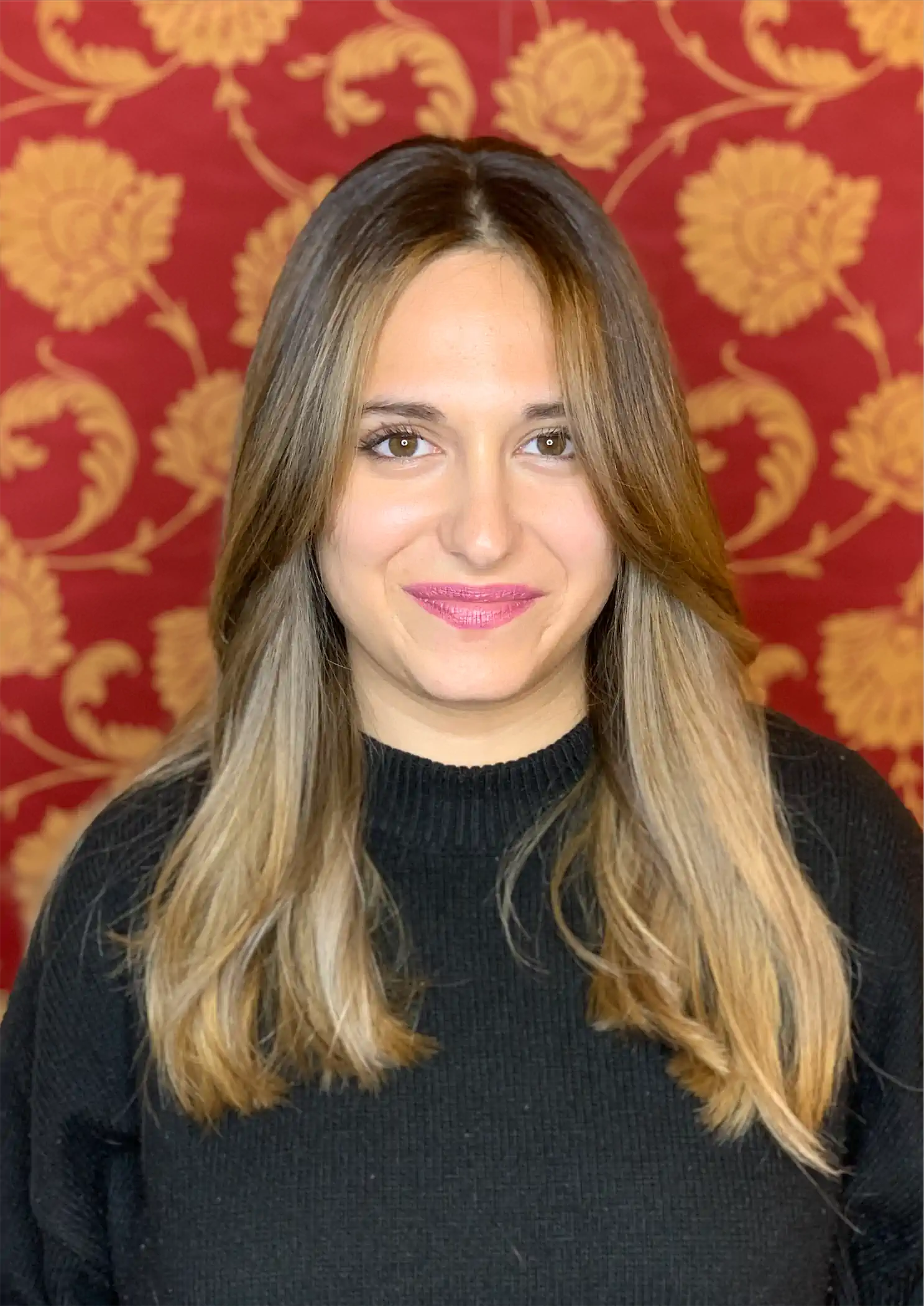 Natural Balayage & Face Frame Cut