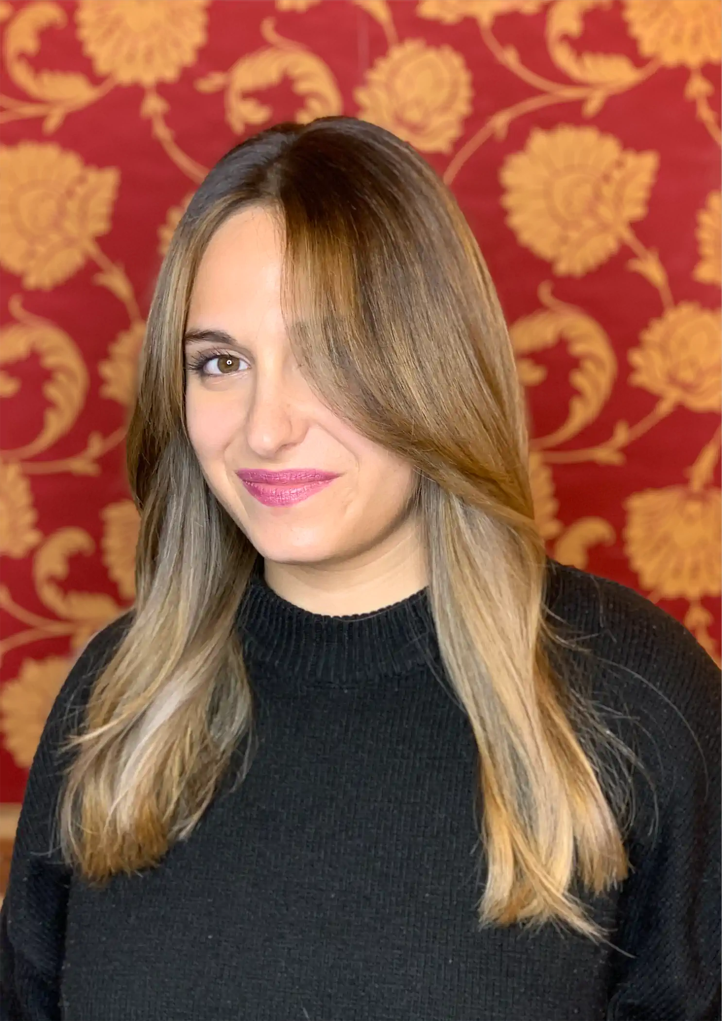 Natural Balayage & Face Frame Cut