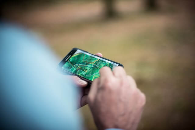 GPS Ortungssystem auf Smartphone