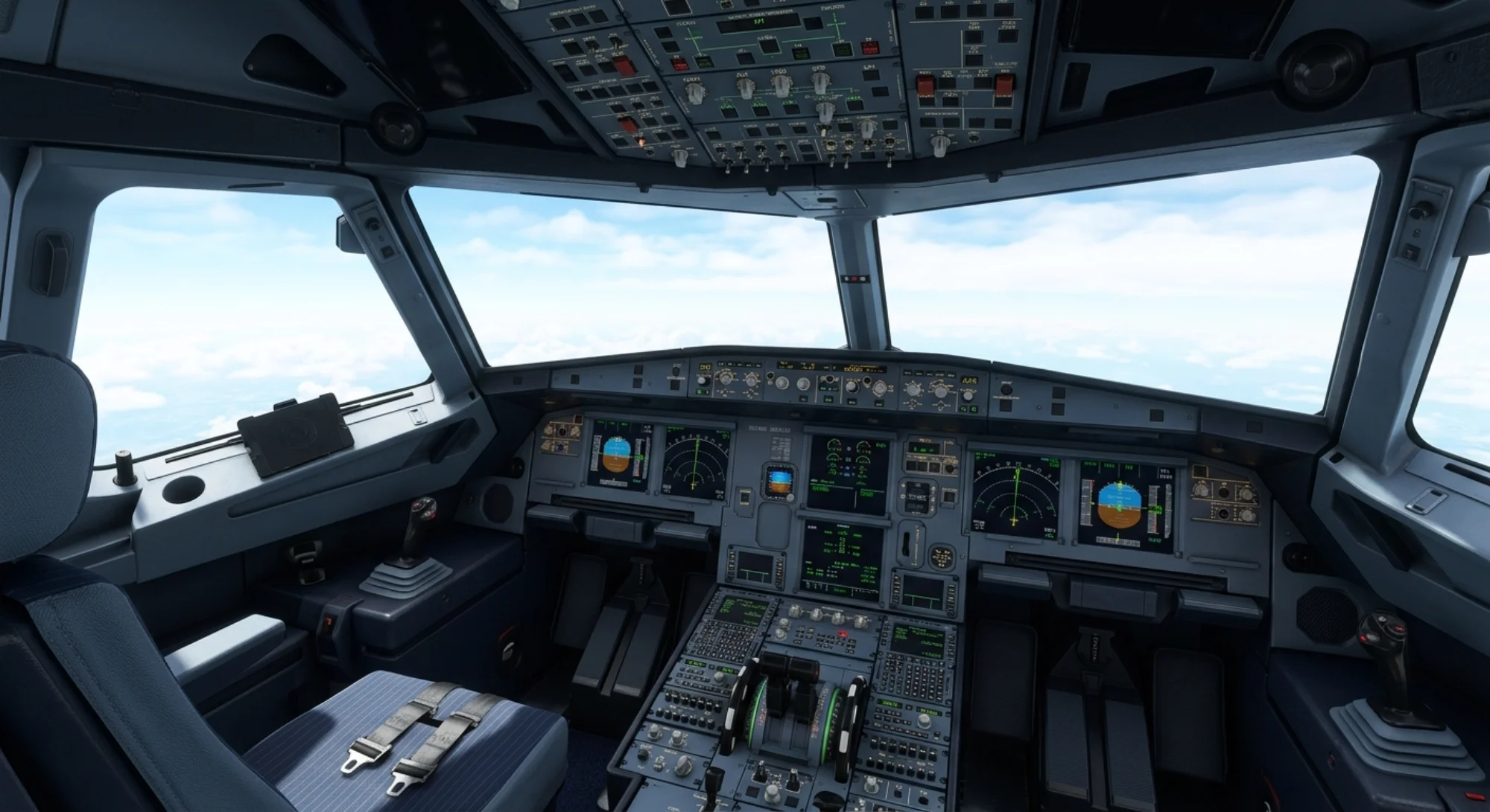 1987 Airbus Airbus A320 - Cockpit - Airliner aircraft