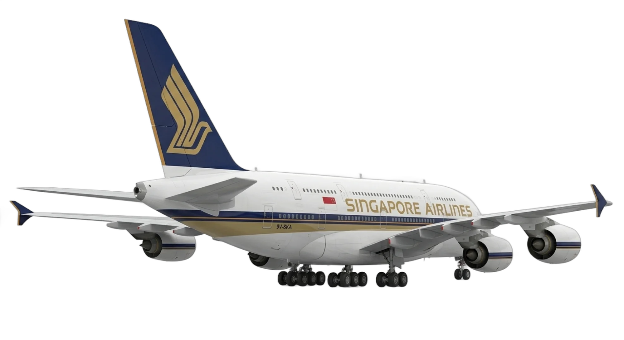 Airbus Airbus A380 - Rear 3/4