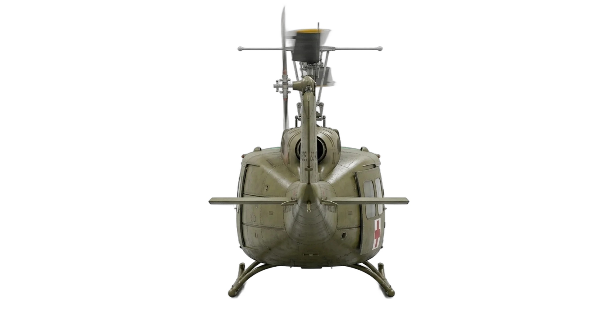 Bell Aircraft UH-1 Huey - Rear