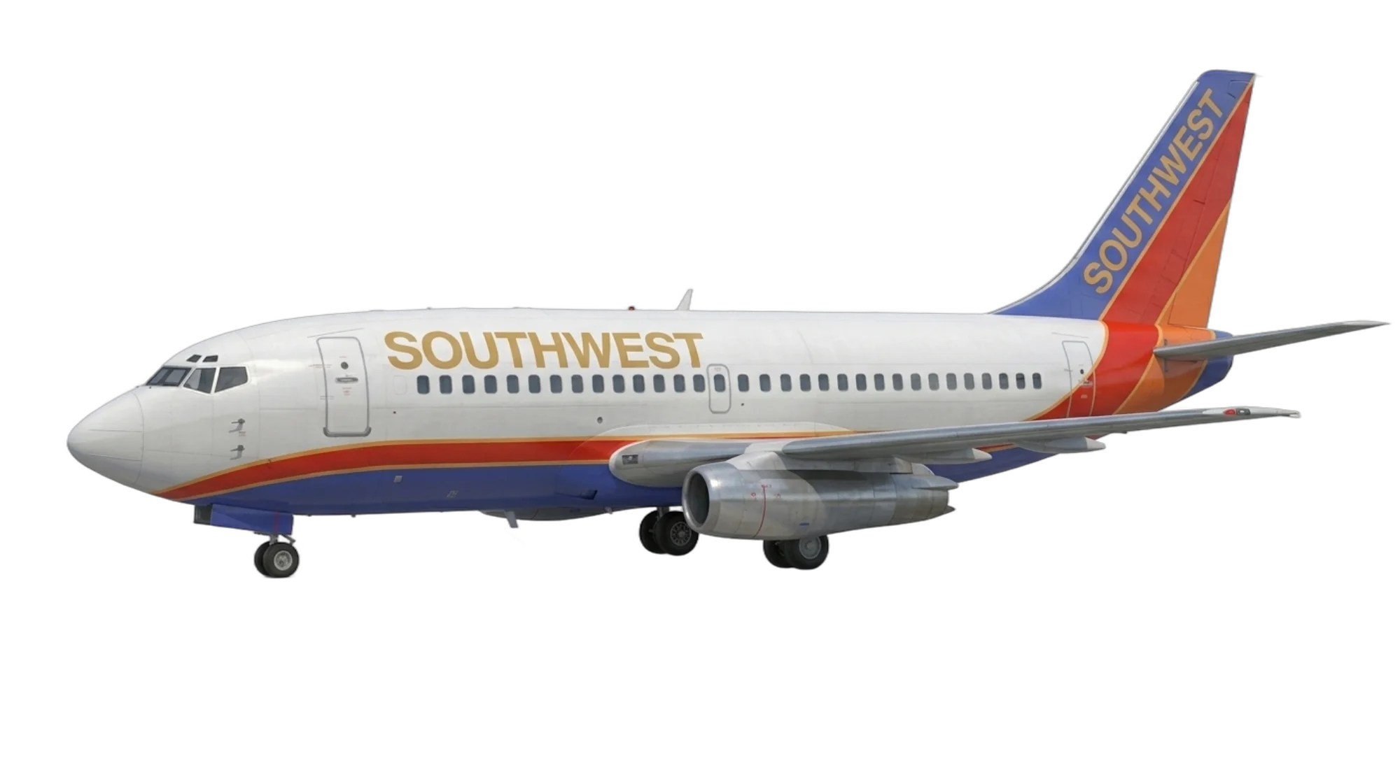1967 Boeing 737 - Profile - Airliner aircraft