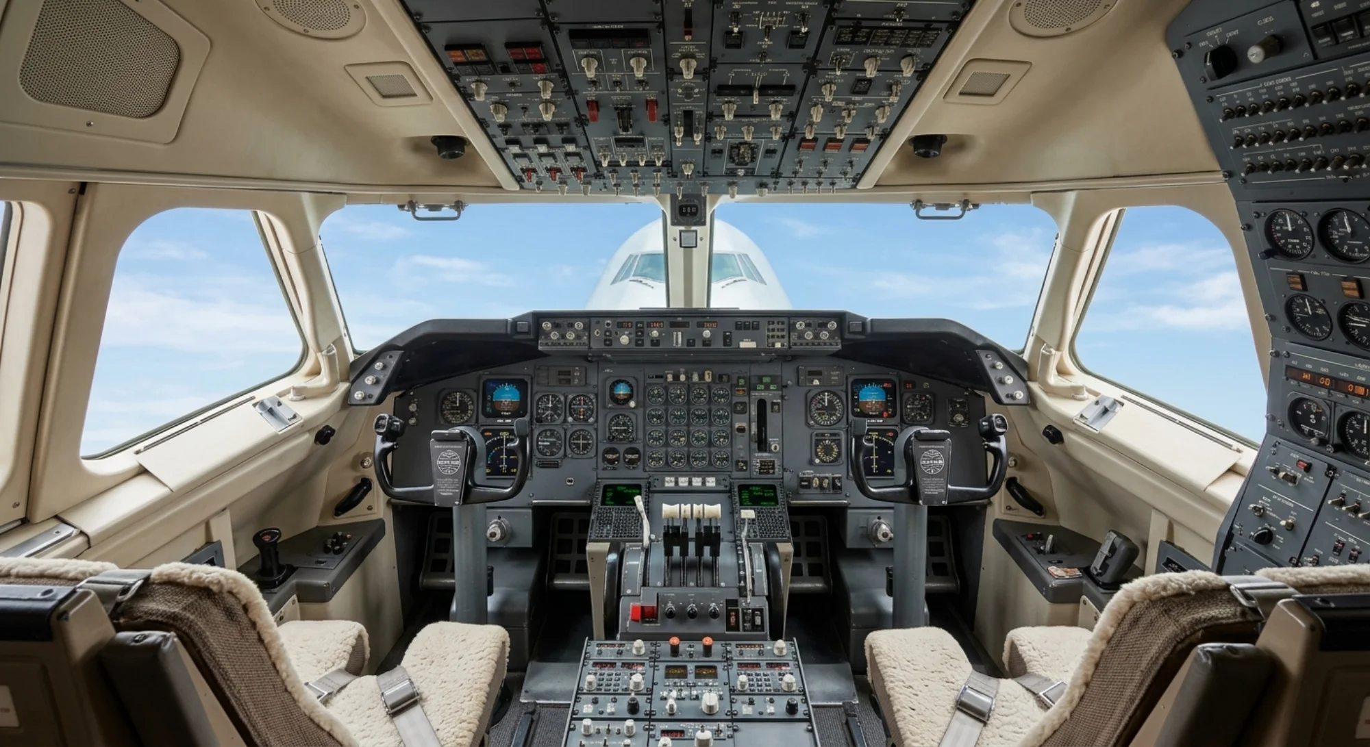 Boeing 747 - Cockpit