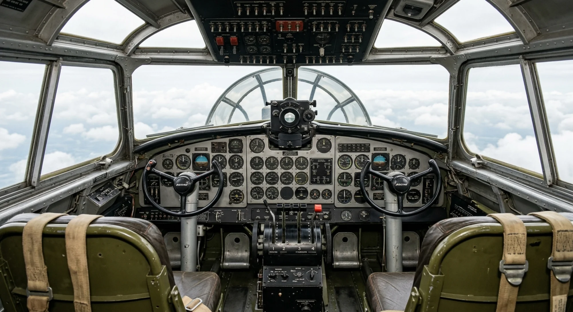 Boeing B-17 Flying Fortress - Cockpit