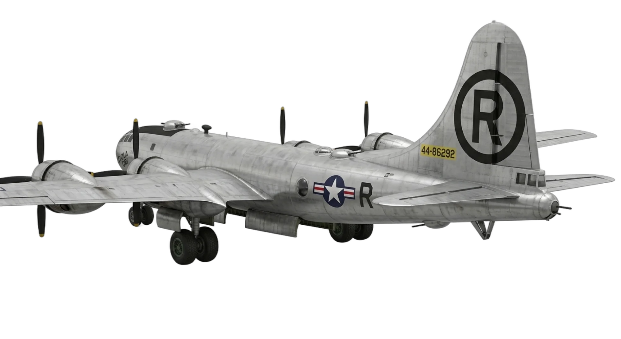 Boeing Boeing B-29 Superfortress - Rear 3/4