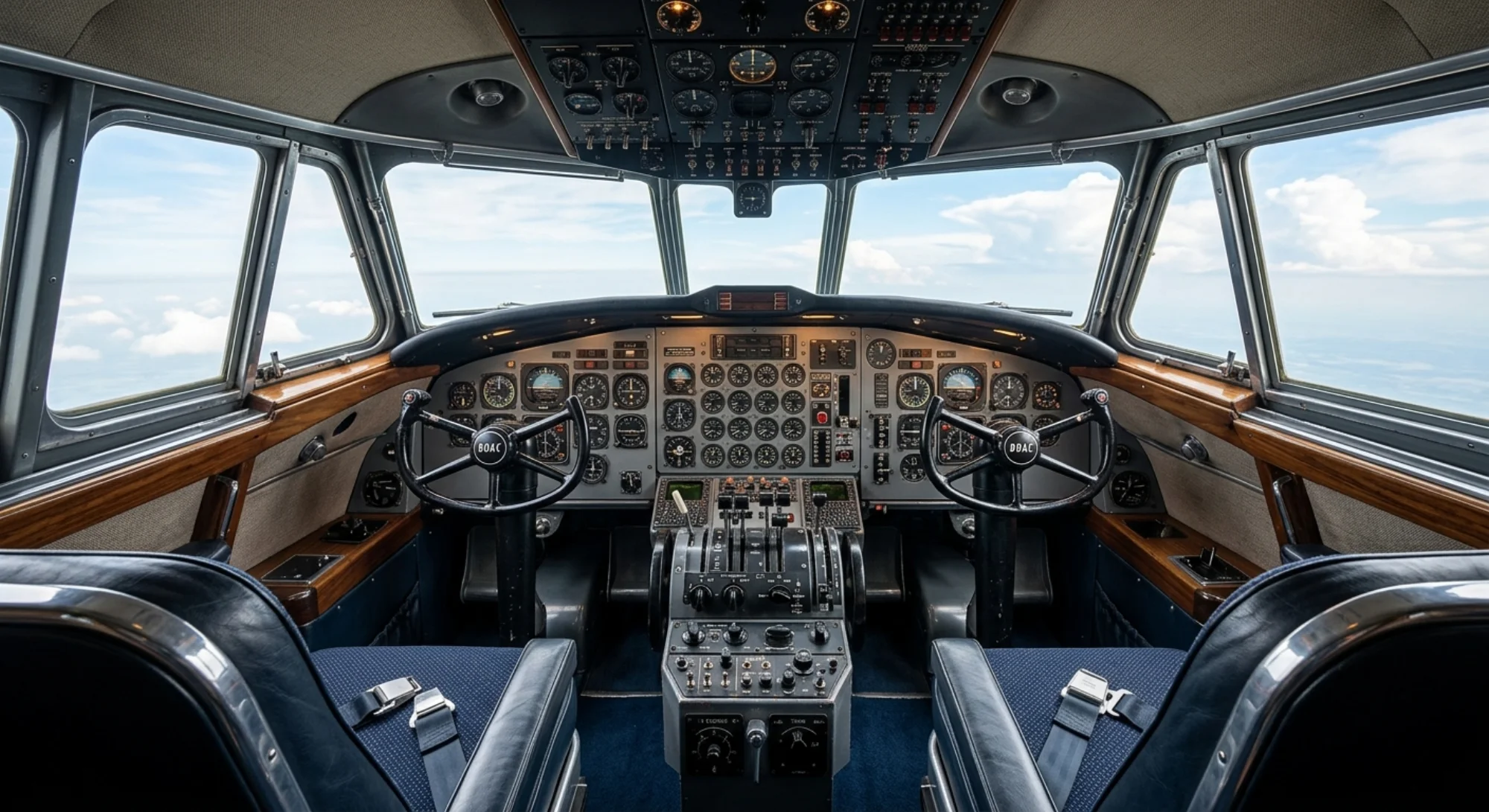 1949 de Havilland de Havilland Comet - Cockpit - Airliner aircraft