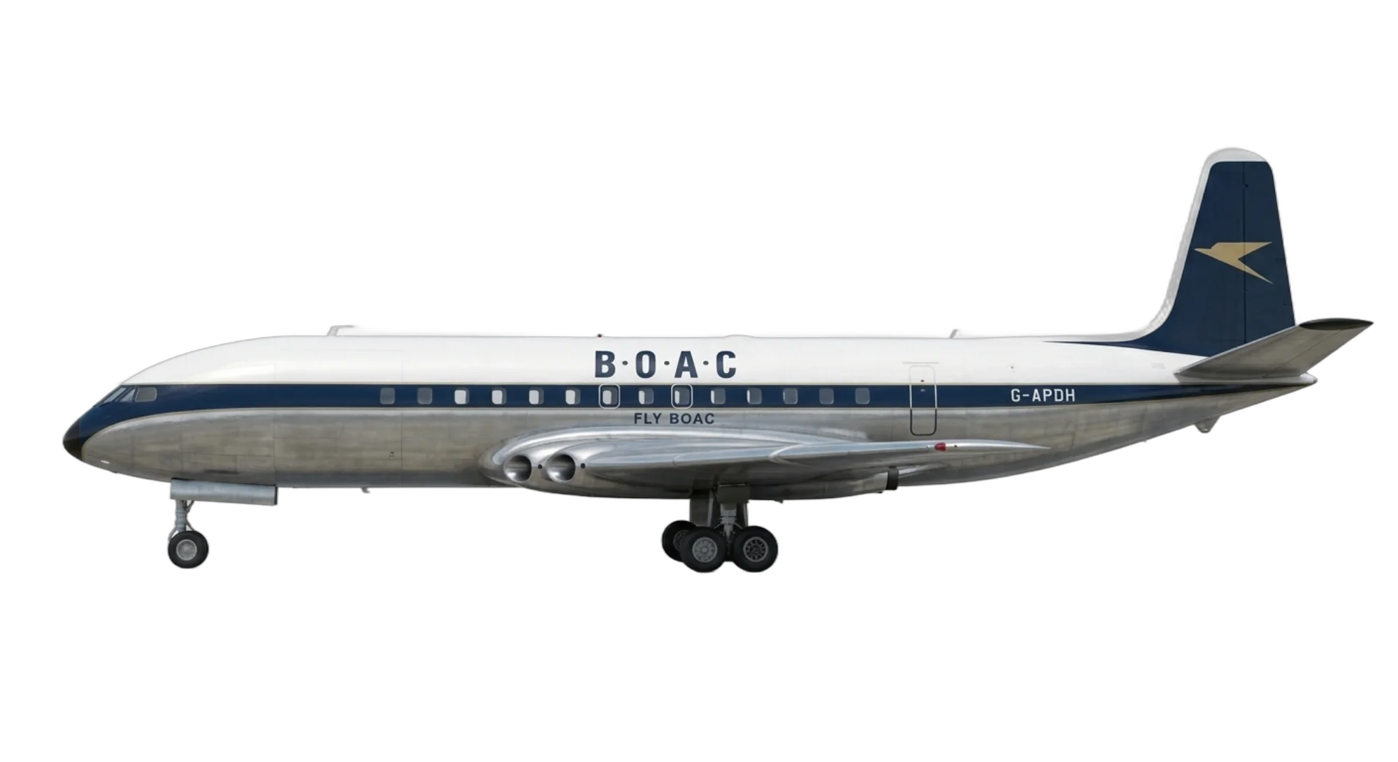 1949 de Havilland de Havilland Comet - Profile - Airliner aircraft