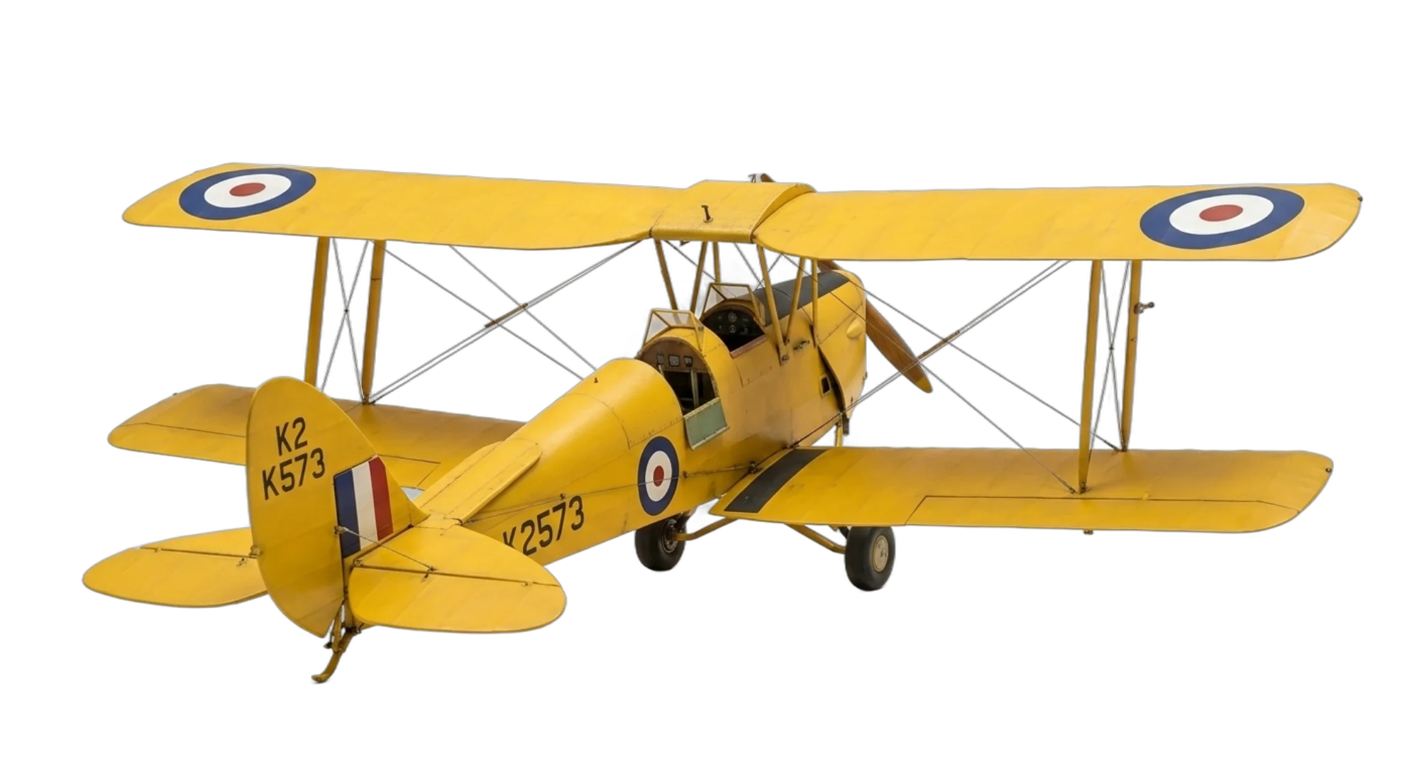 1931 de Havilland Tiger Moth - Rear 3/4 - Trainer aircraft