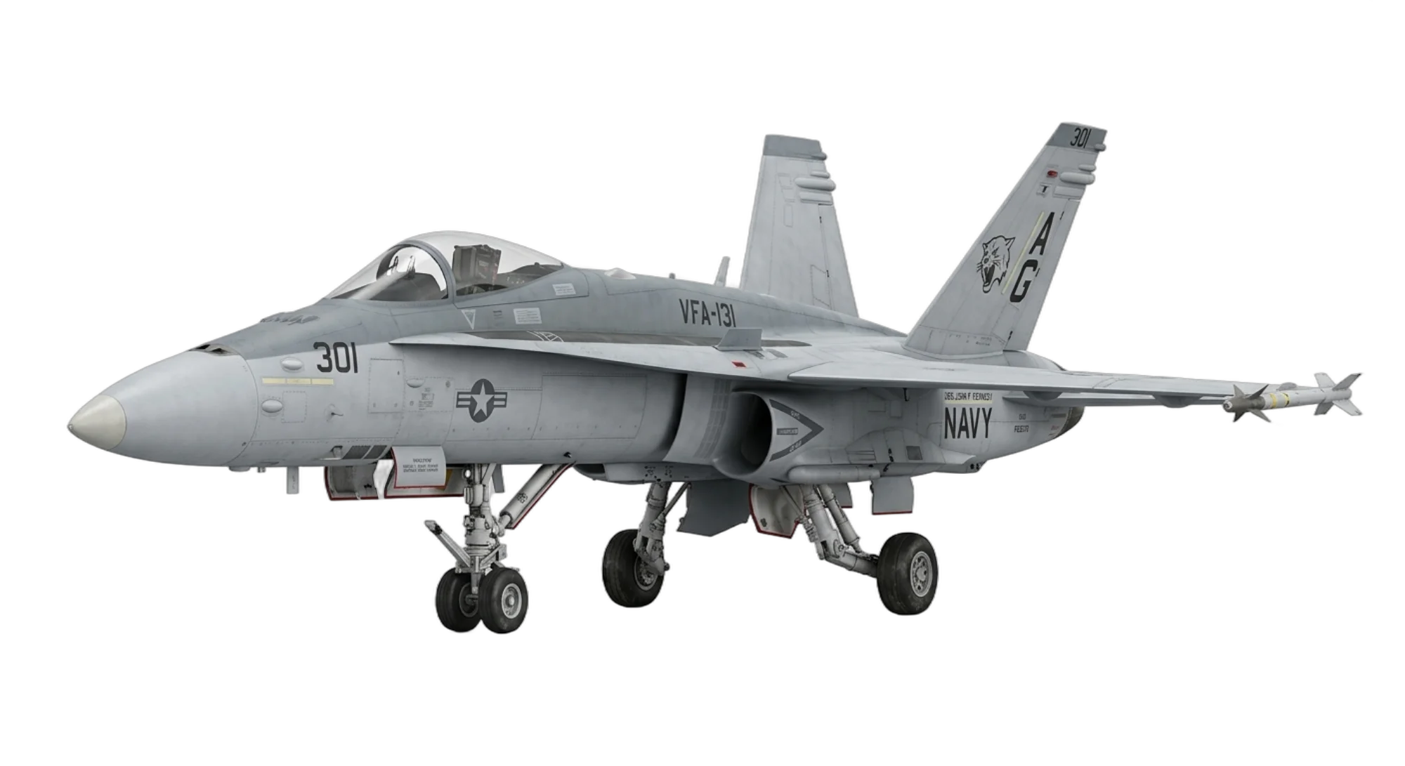 McDonnell Douglas F/A-18 Hornet 1978 - Front 3/4 view
