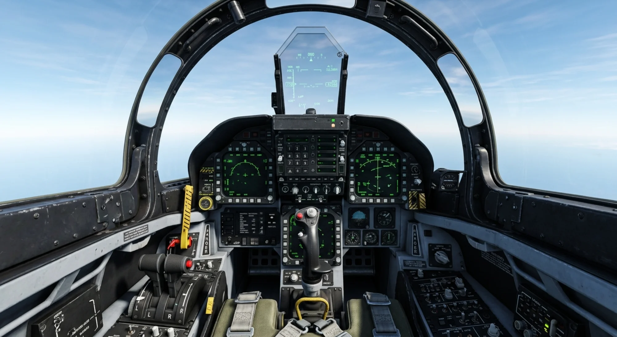 McDonnell Douglas F/A-18 Hornet 1978 - Cockpit view