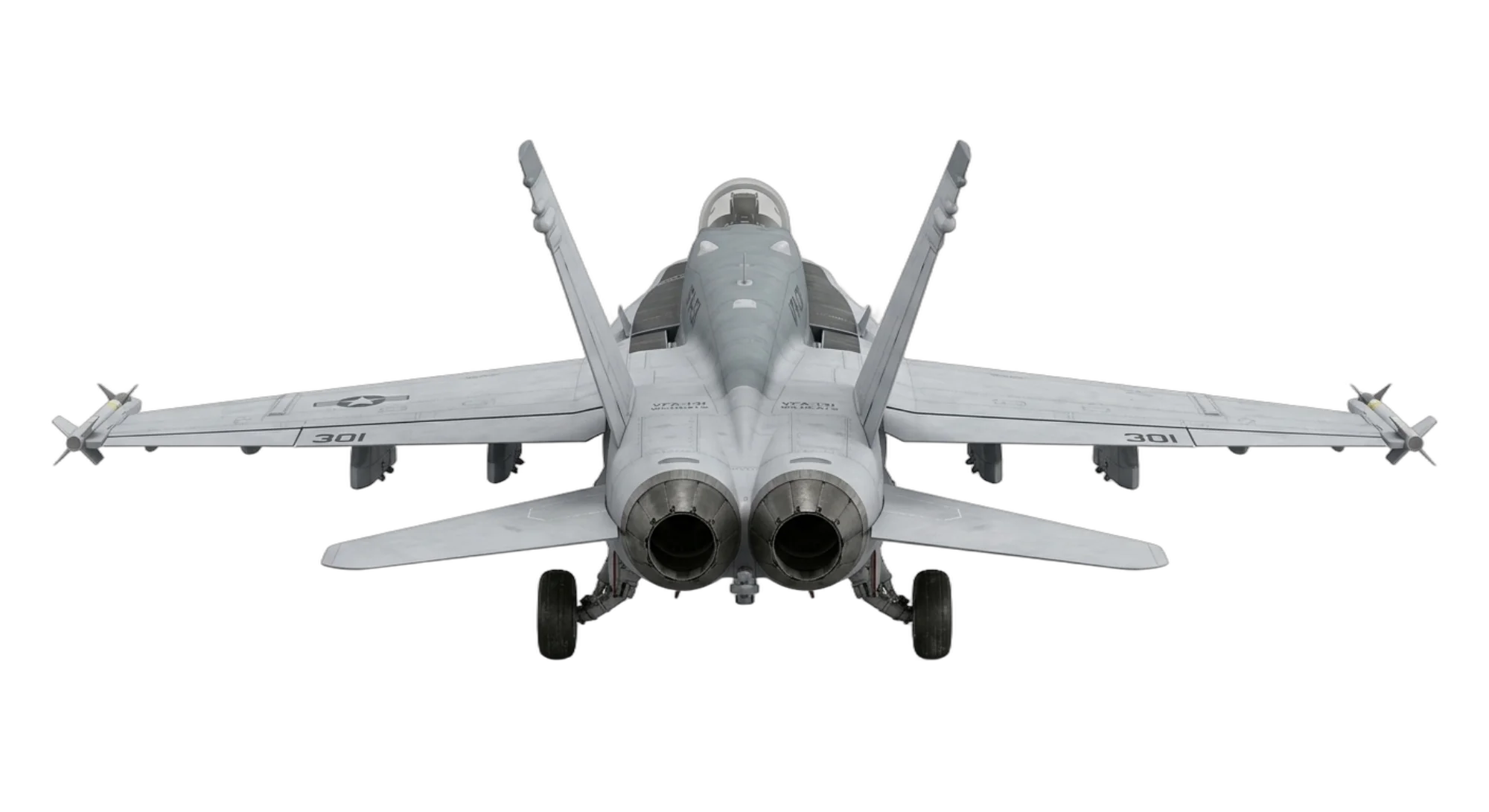 McDonnell Douglas F/A-18 Hornet 1978 - Rear view