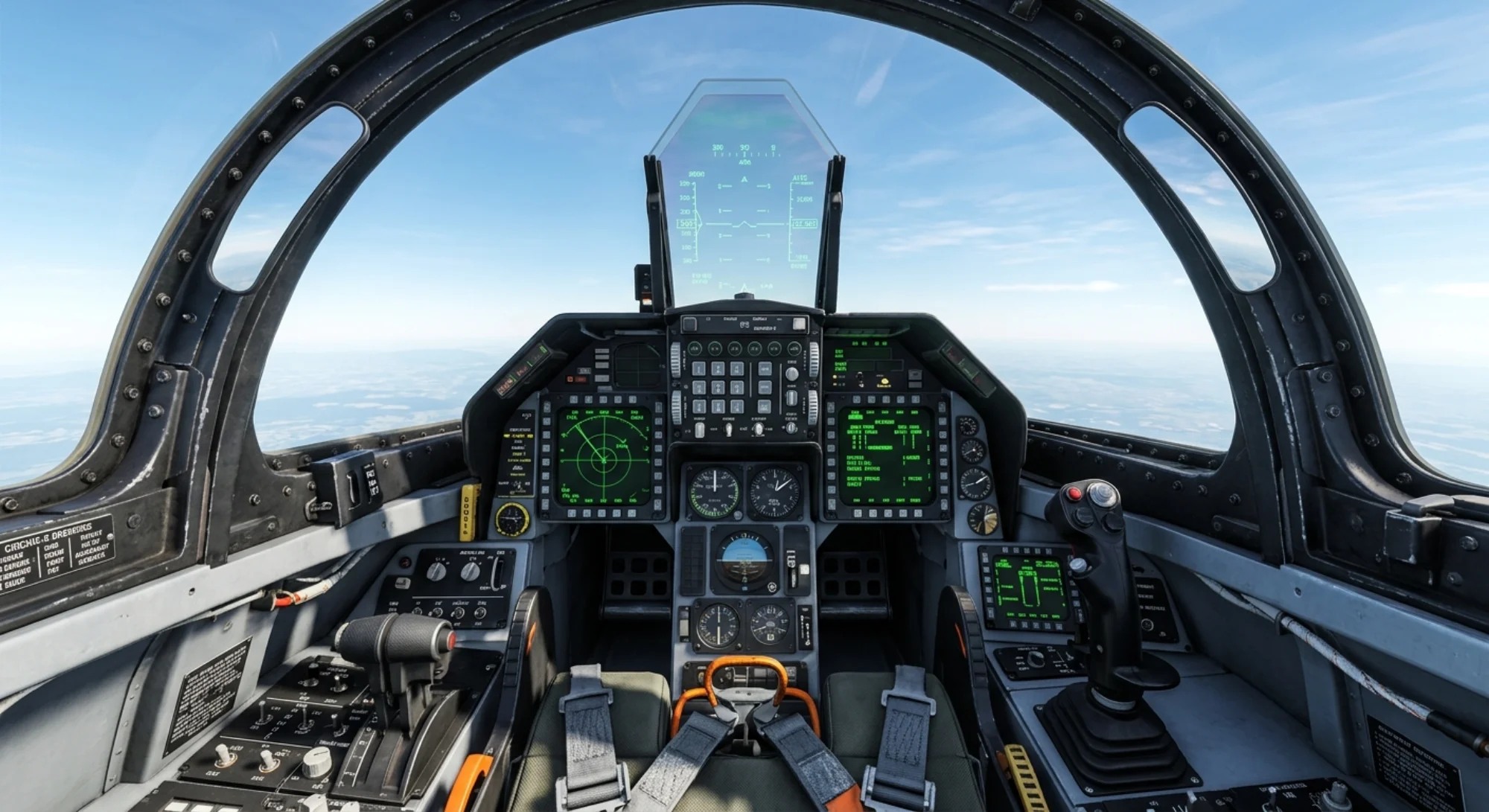 General Dynamics F-16 Fighting Falcon - Cockpit