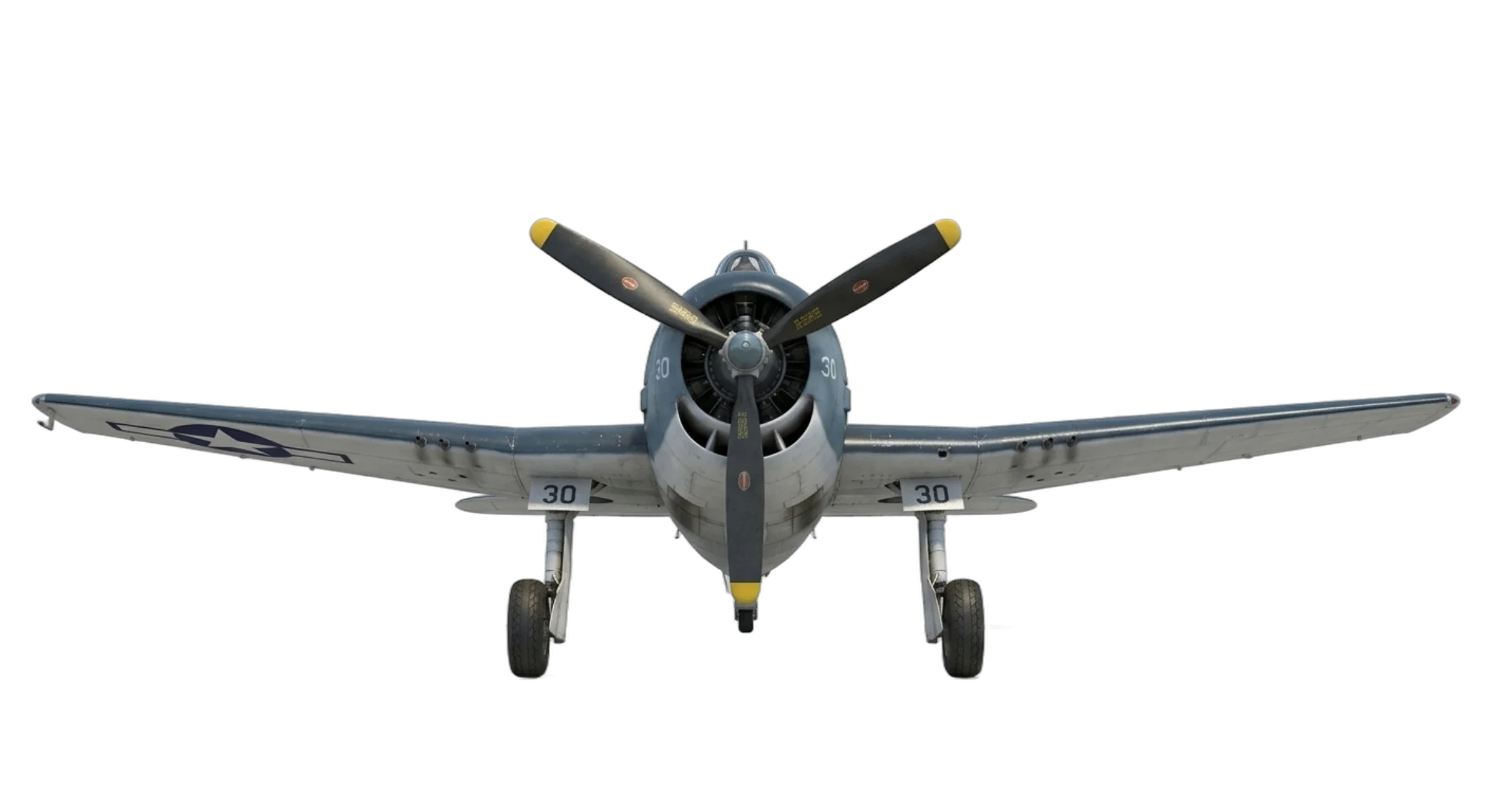 1942 Grumman F6F Hellcat - Front - Fighter aircraft