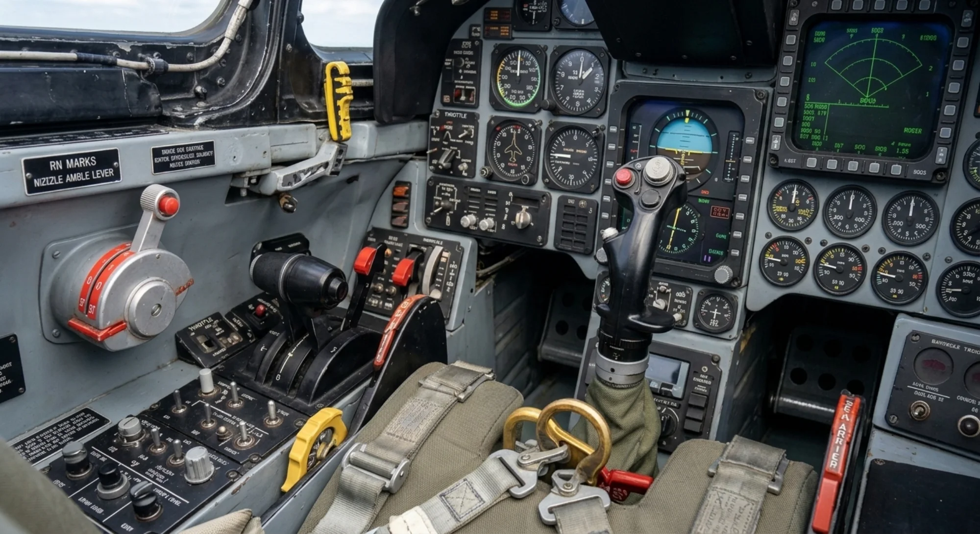1967 Hawker Siddeley Harrier - Instrument Detail - Fighter aircraft
