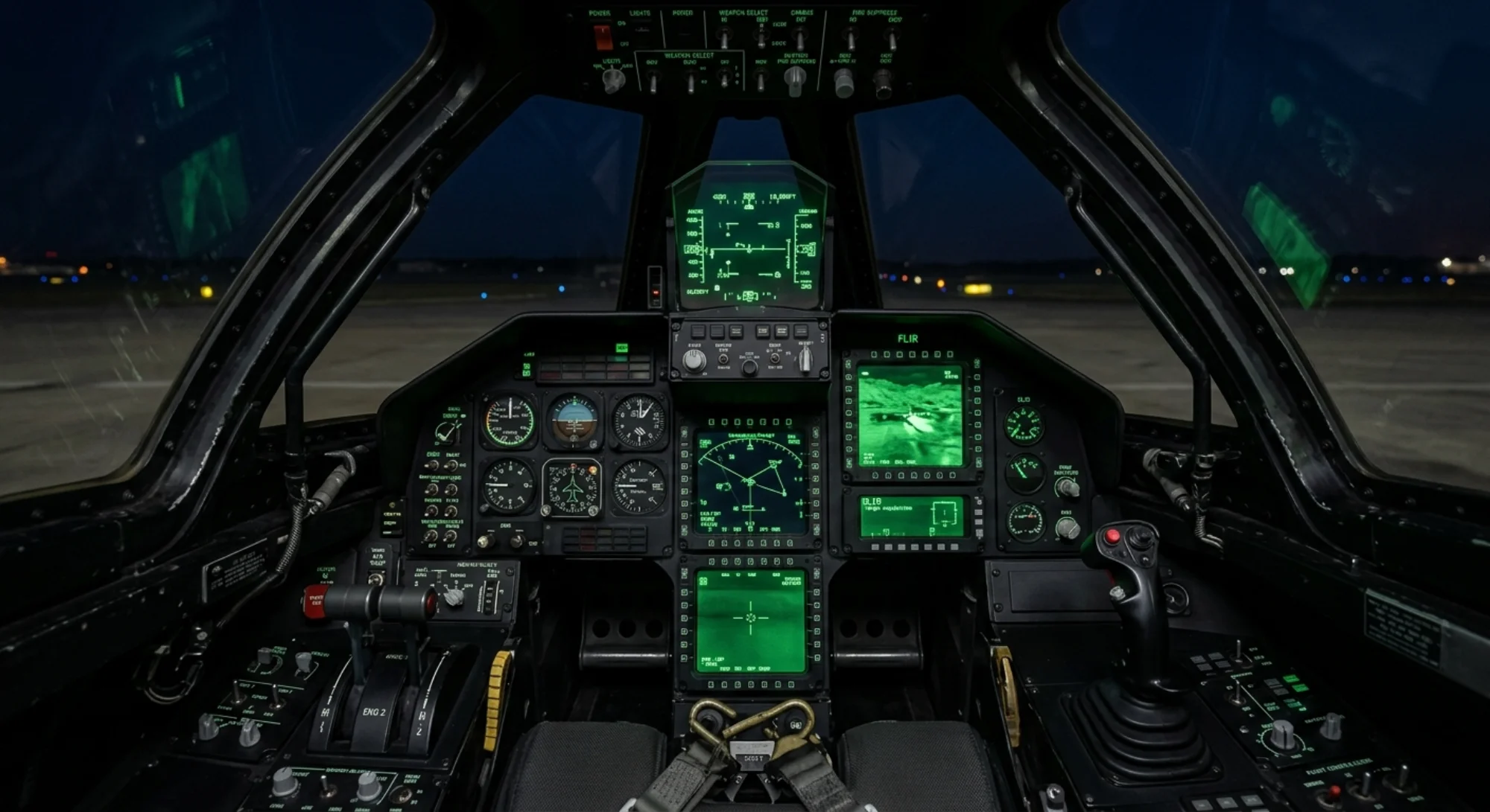 Lockheed Martin F-117 Nighthawk - Cockpit