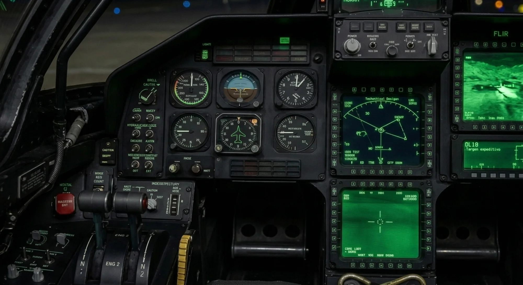 Lockheed Martin F-117 Nighthawk - Instrument Detail