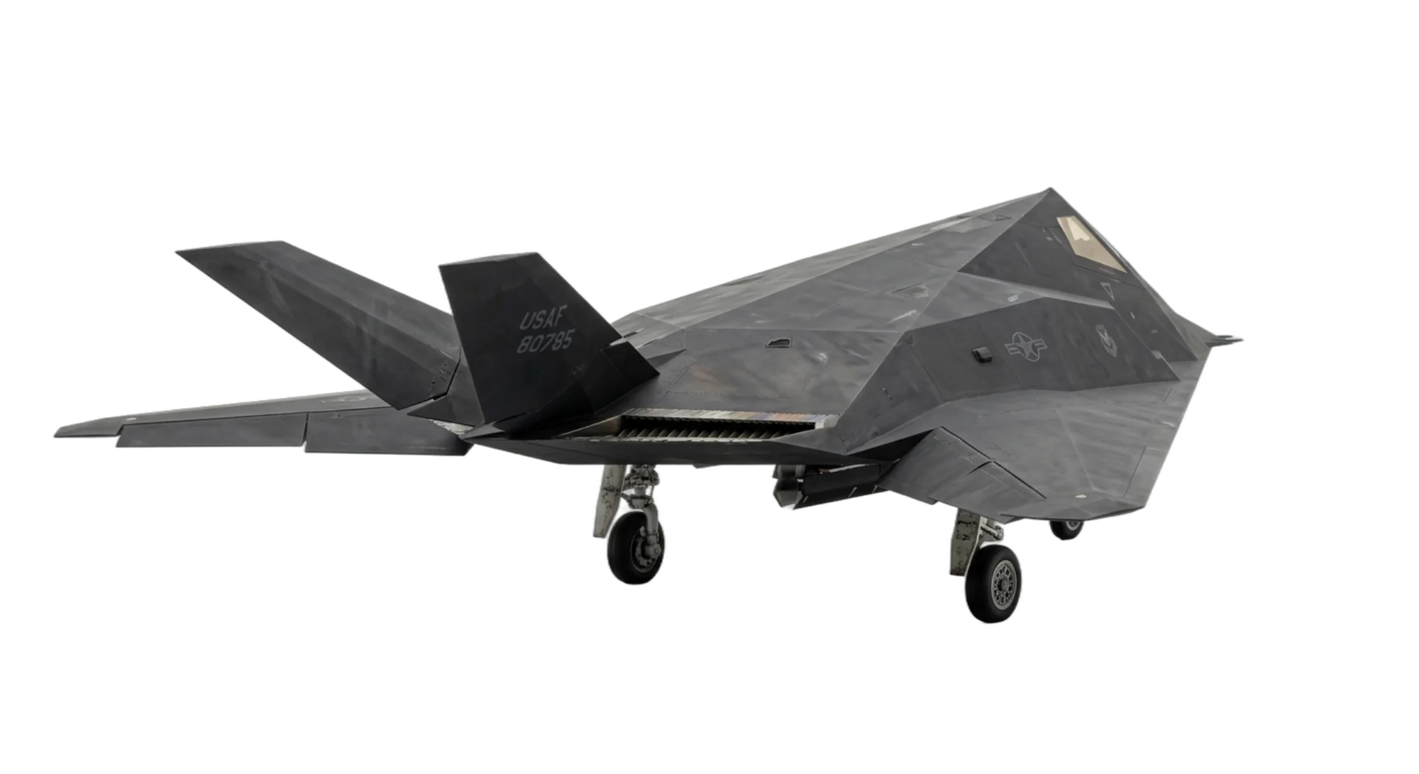 Lockheed Martin F-117 Nighthawk - Rear 3/4