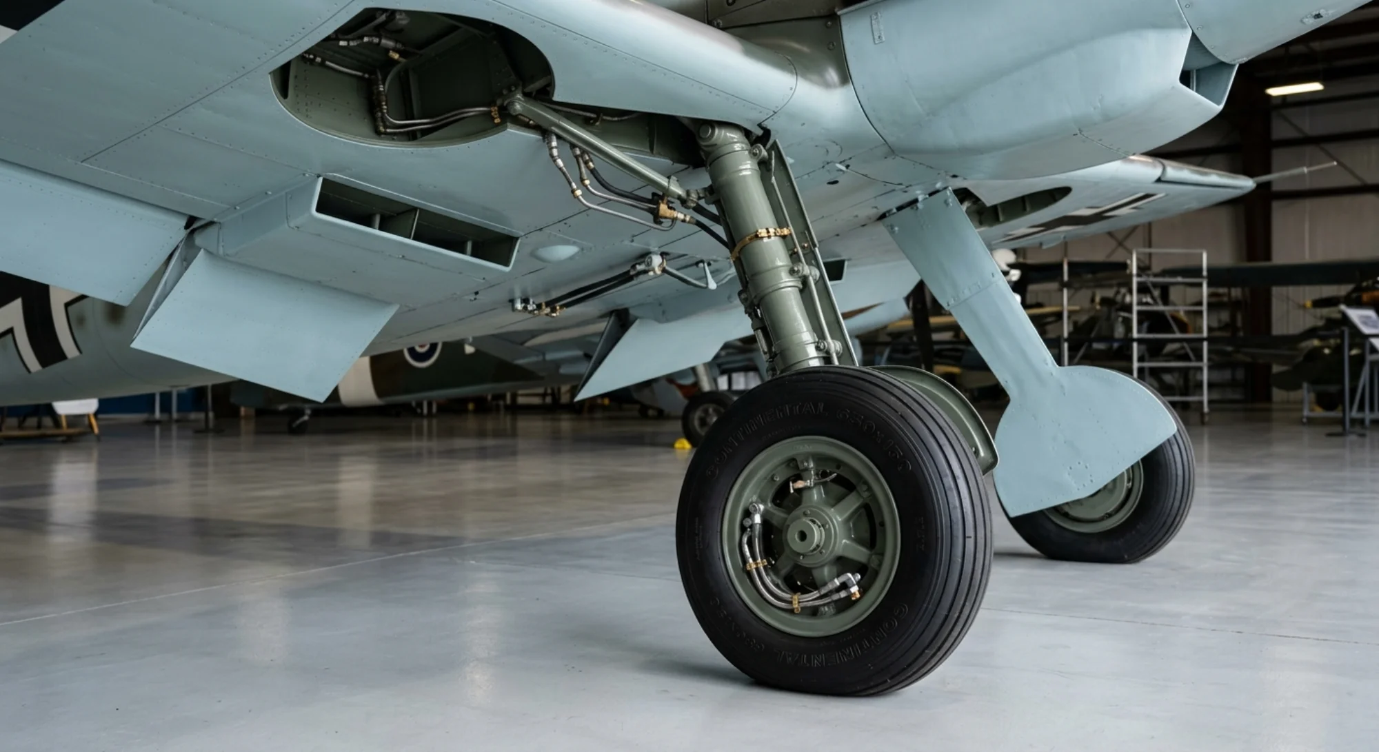 1935 Messerschmitt Bf 109 - Landing Gear - Fighter aircraft