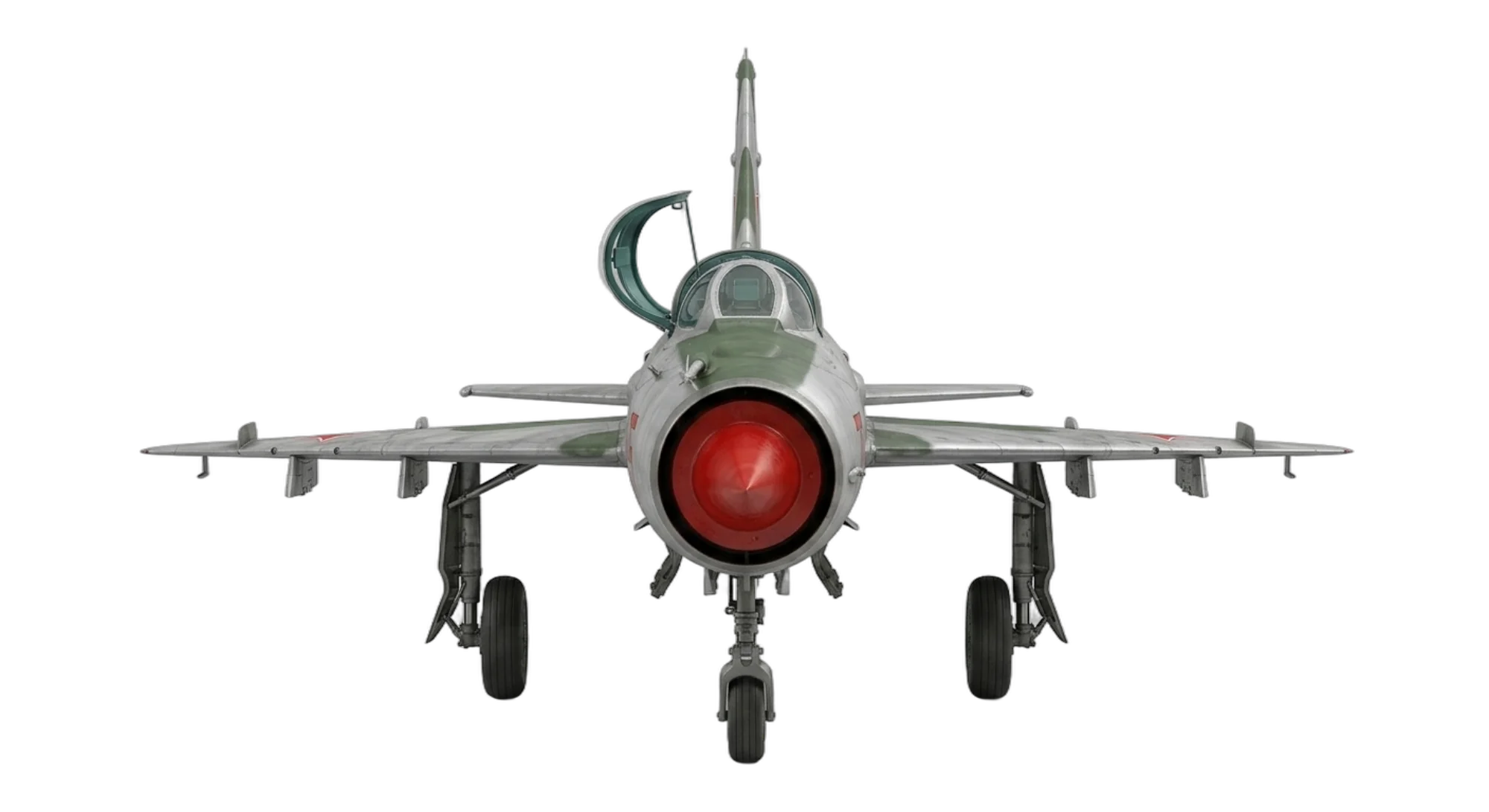 1956 Mikoyan-Gurevich MiG-21 - Front - Fighter aircraft