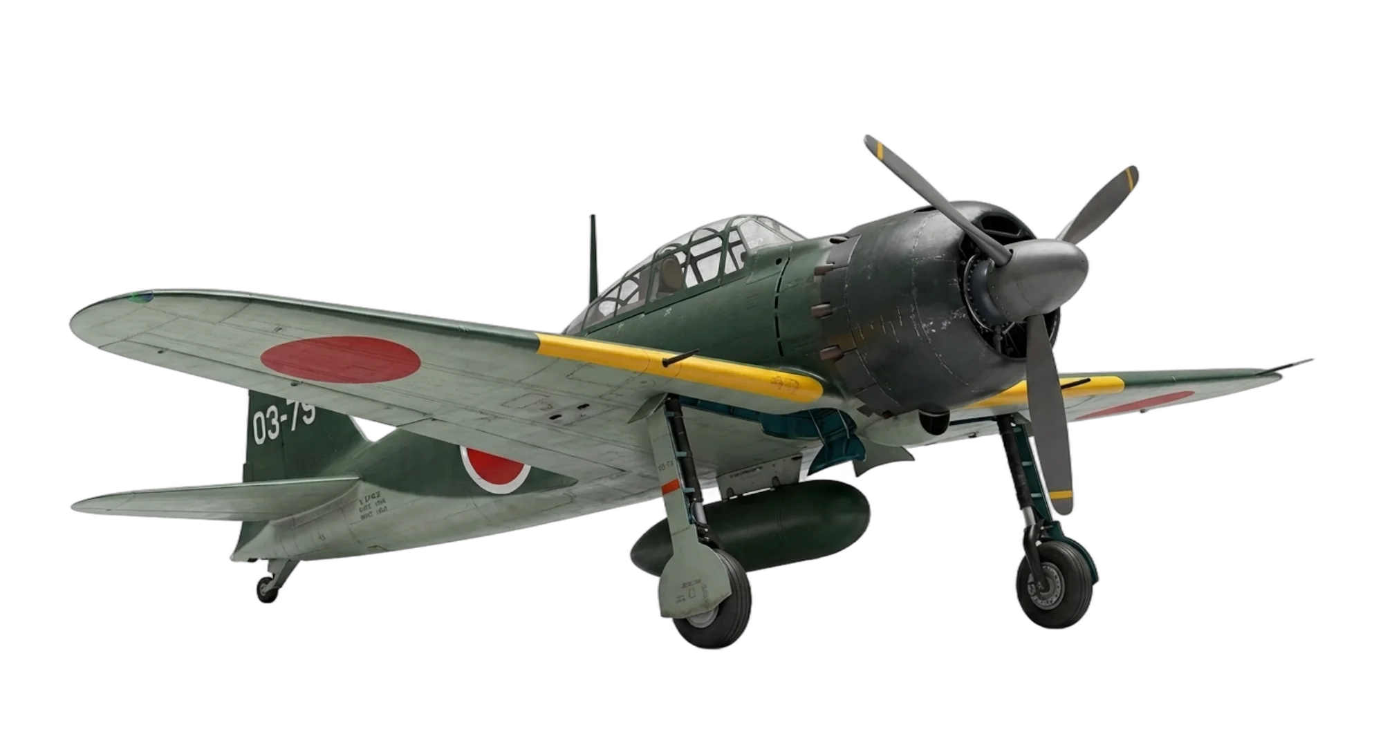 Mitsubishi Aircraft Mitsubishi A6M Zero - Rear 3/4