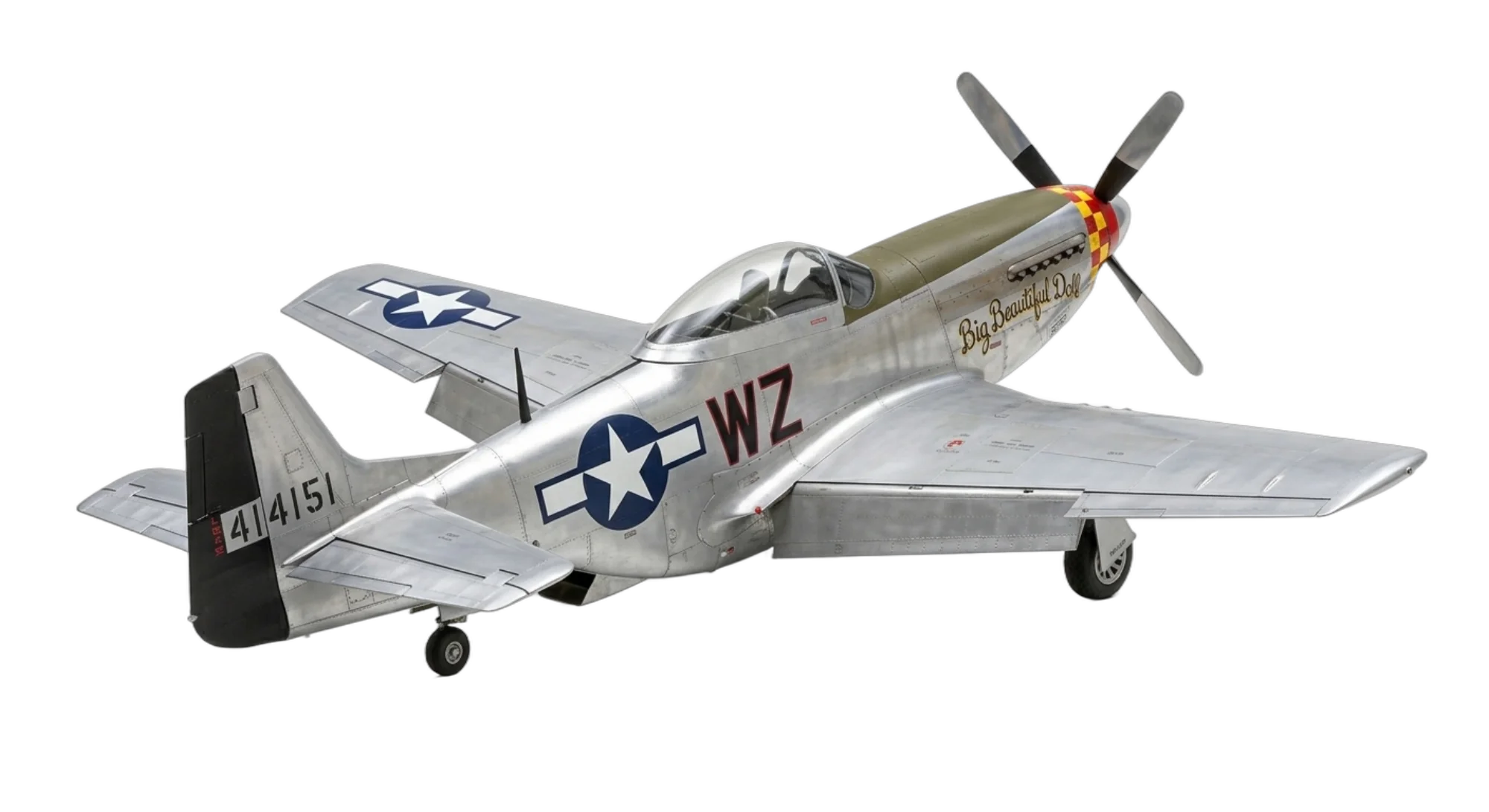 North American Aviation P-51 Mustang - Rear 3/4